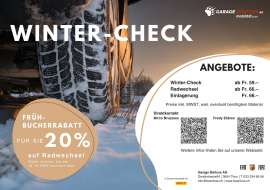 Bereit für den Winter? Jetzt Frühbucherrabatt auf die Montage der Winterräder sichern!